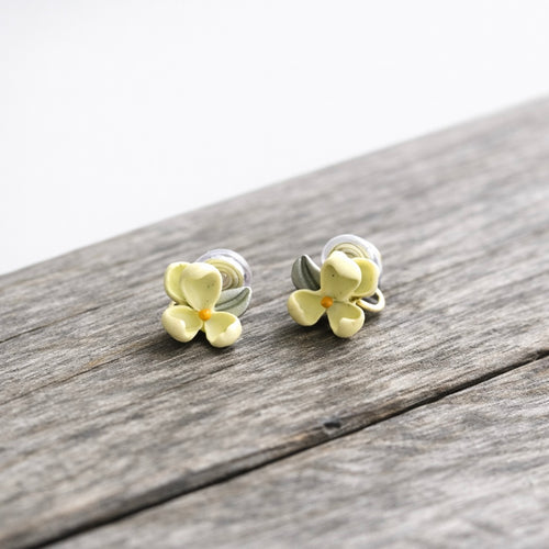 Butter Daisy Clip-On Earrings