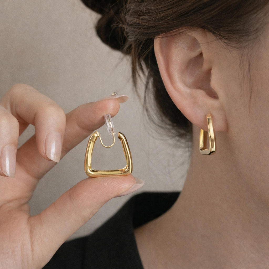 Soft Glow Everyday Clip-On Earrings
